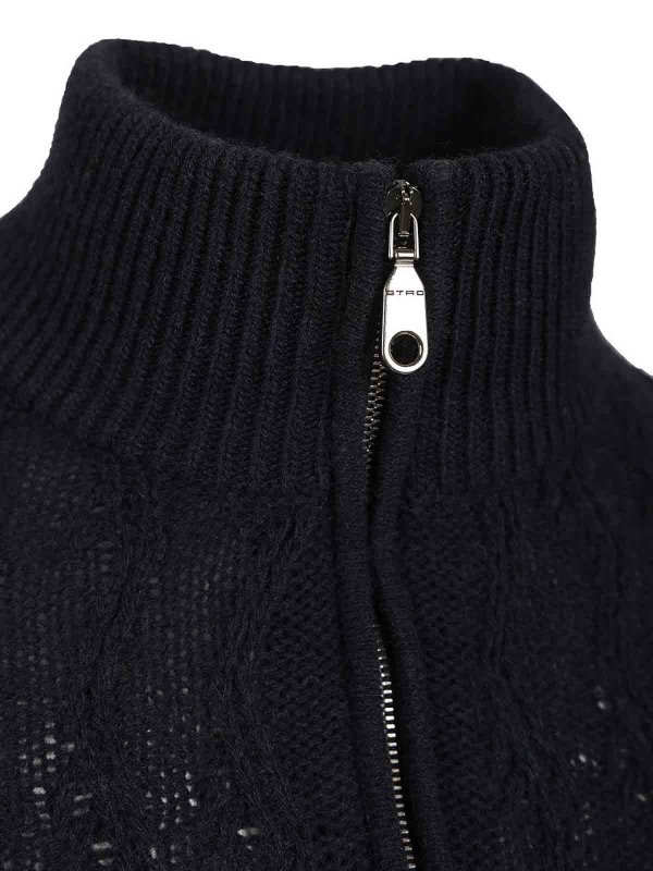 Pull Col Roulé - Bleu shop online: ETRO