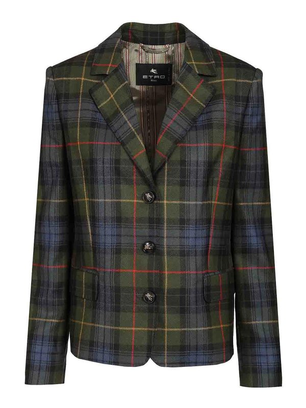 ETRO: blazers - Single-Breasted Blazer
