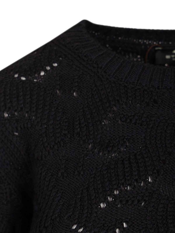 Rundhalspullover - Blau shop online: ETRO