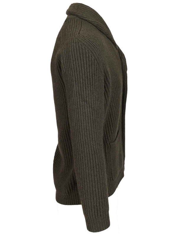 The Best Shops FEDELI: Cardigans - Cardigan - Grün