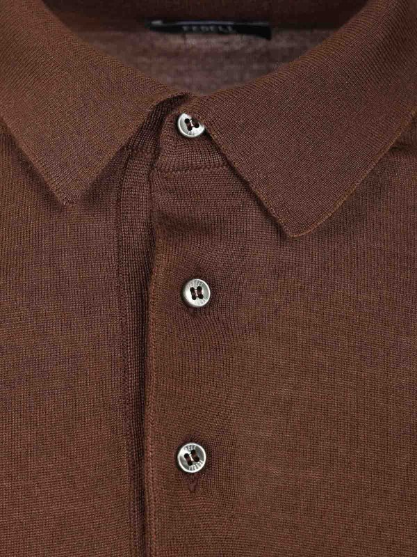 The Best Shops FEDELI: Polos  - Polo - Marron