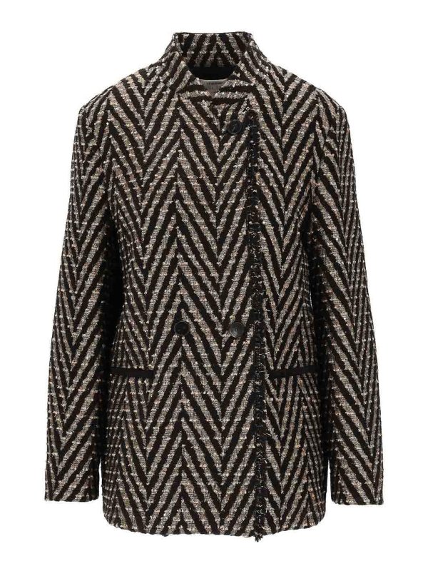FORTE FORTE: short coats - Oversized Jacket