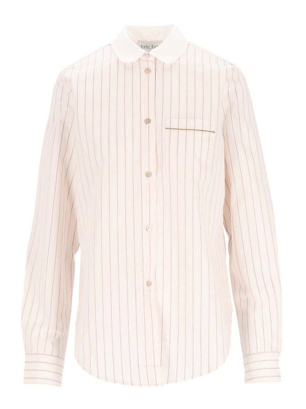 FORTE FORTE: camicie - Camicia Con Collo Francese