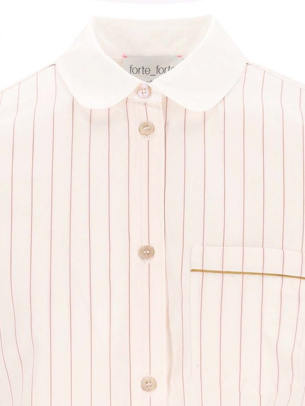 The Best Shops FORTE FORTE: camicie - Camicia Con Collo Francese