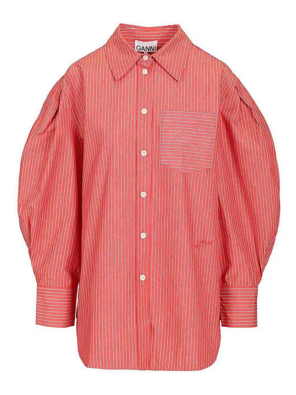 GANNI: シャツ - シャツ - Oxford