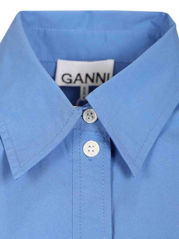 Hemd - Hellblau shop online: GANNI