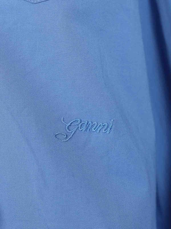 GANNI buy online Hemd - Hellblau