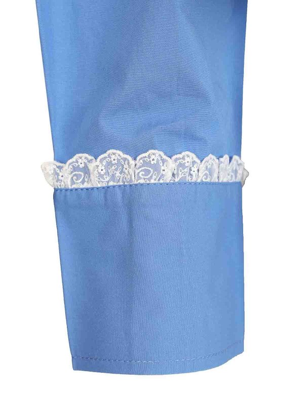 The Best Shops GANNI: Hemd - Hellblau