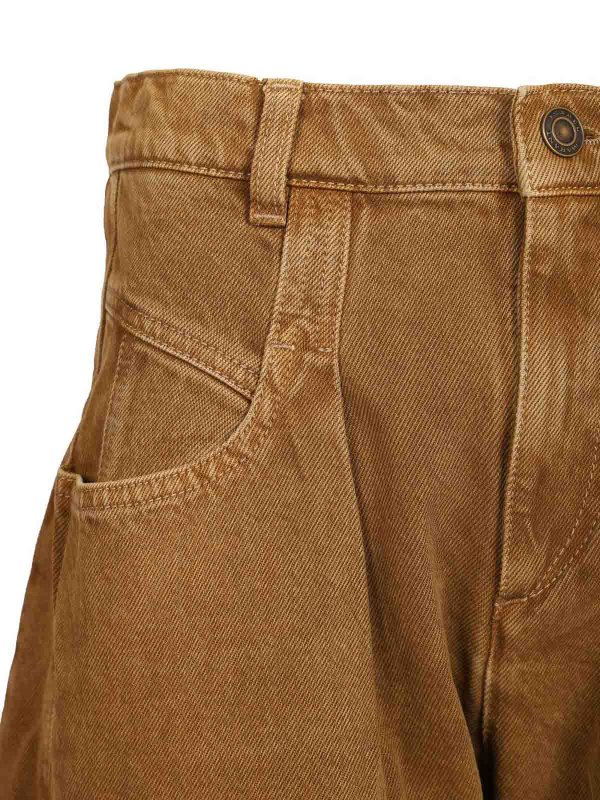 Vaqueros Rectos - Marrón shop online: ISABEL MARANT