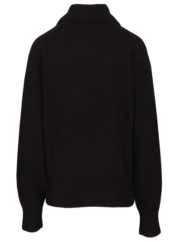 KHAITE: Strickpullover mit Rundhalsausschnitt online - Rundhalspullover - Schwarz