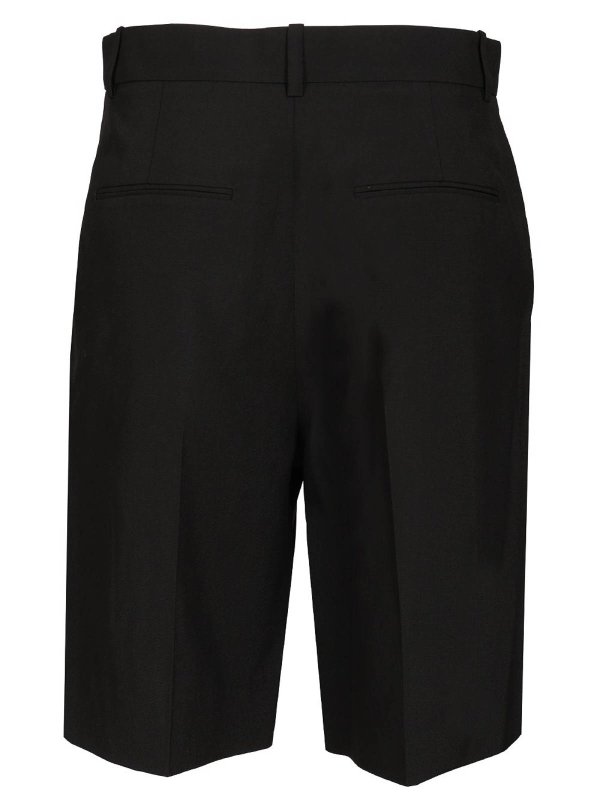 KHAITE: pantaloni shorts online - Auggie Breve
