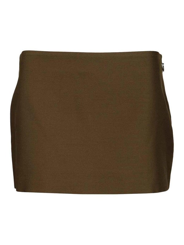 KHAITE: Mini jupes - Mini Jupe - Vert