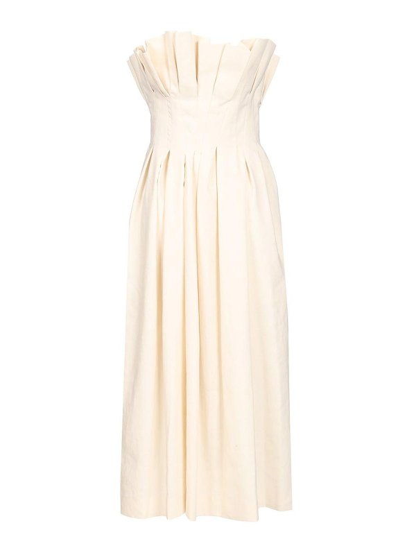 KHAITE: Maxikleider - Maxikleid - Beige