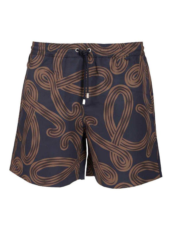 LOEWE: Hosen Shorts - Shorts - Blau