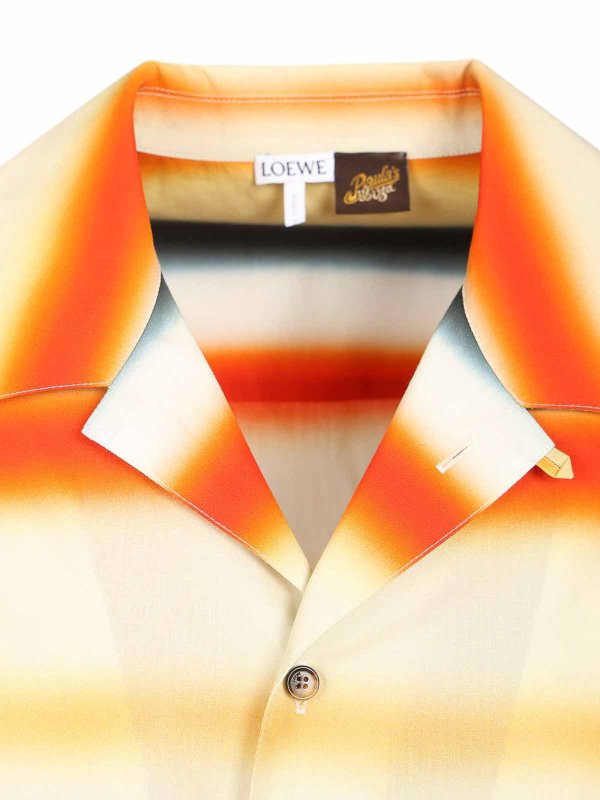 Camicia in cotone a maniche corte shop online: LOEWE