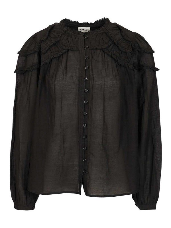 Isabel Marant Etoile: ブラウス - ブラウス - 黒
