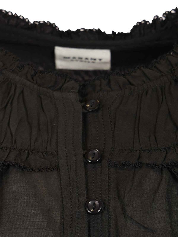 ブラウス - 黒 shop online: Isabel Marant Etoile