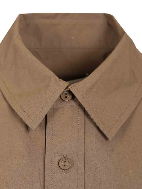 シャツ - ベージュ shop online: MATTEAU