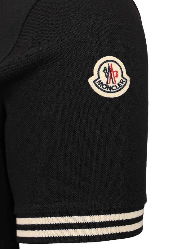 Polo - Noir shop online: MONCLER