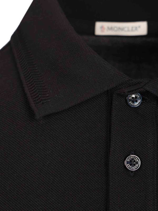 ポロシャツ - 黒 shop online: MONCLER