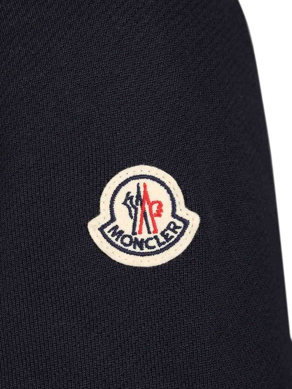 The Best Shops MONCLER: Sweatshirt - Blau