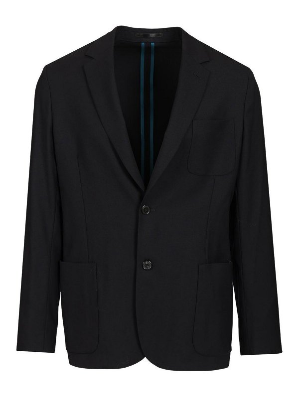 PAUL SMITH: Blazer - Blazer - Azul