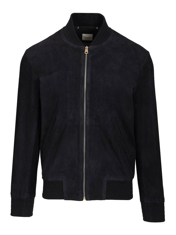 PAUL SMITH: Bomberjacken - Bomberjacke - Blau