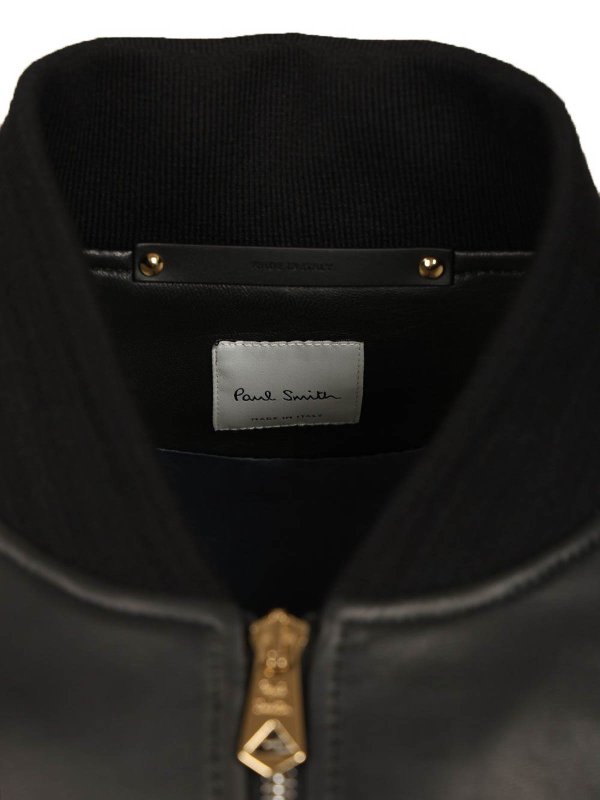 The Best Shops PAUL SMITH: bombers - Lambskin Bomber Jacket