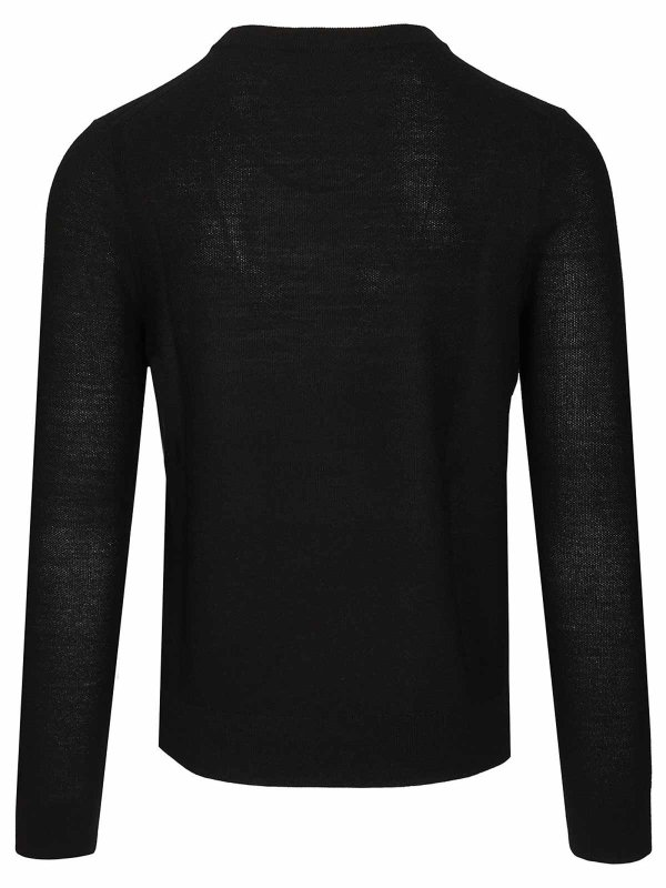 PAUL SMITH: Pull col rond online - Pull Col Rond - Noir