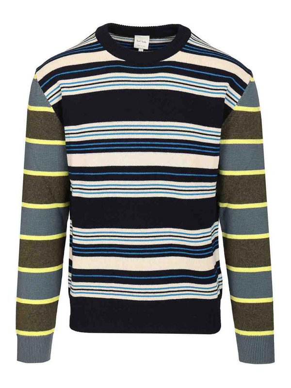 PAUL SMITH: crew necks - Striped Sweater