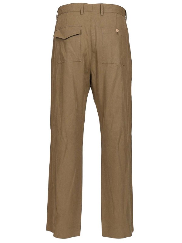 PAUL SMITH: casual trousers online - Pleated Trousers