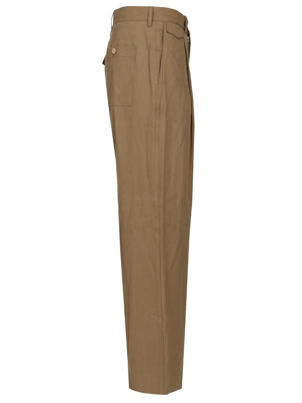 The Best Shops PAUL SMITH: casual trousers - Pleated Trousers