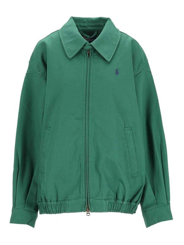 POLO RALPH LAUREN: カジュアルジャケット - カジュアルジャケット - 緑