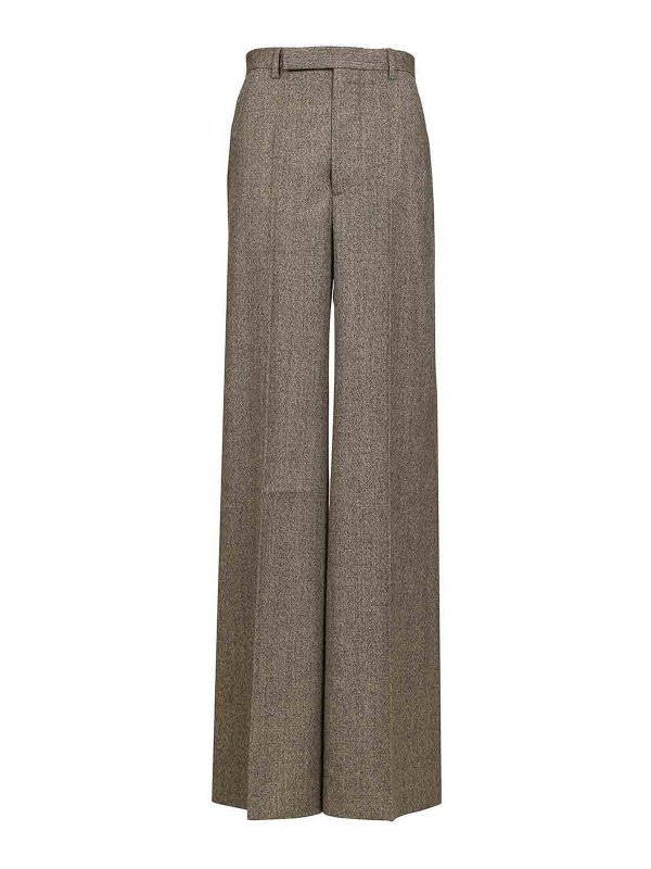 RICK OWENS: カジュアルトラウザー - カジュアルパンツ - 黒