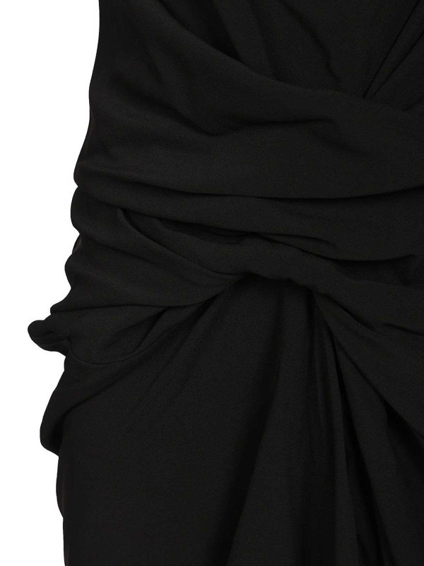 マキシドレス - 黒 shop online: RICK OWENS