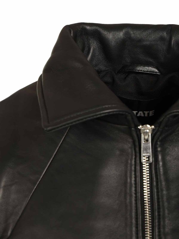 ROTATE Birger Christensen buy online レザージャケット - 黒