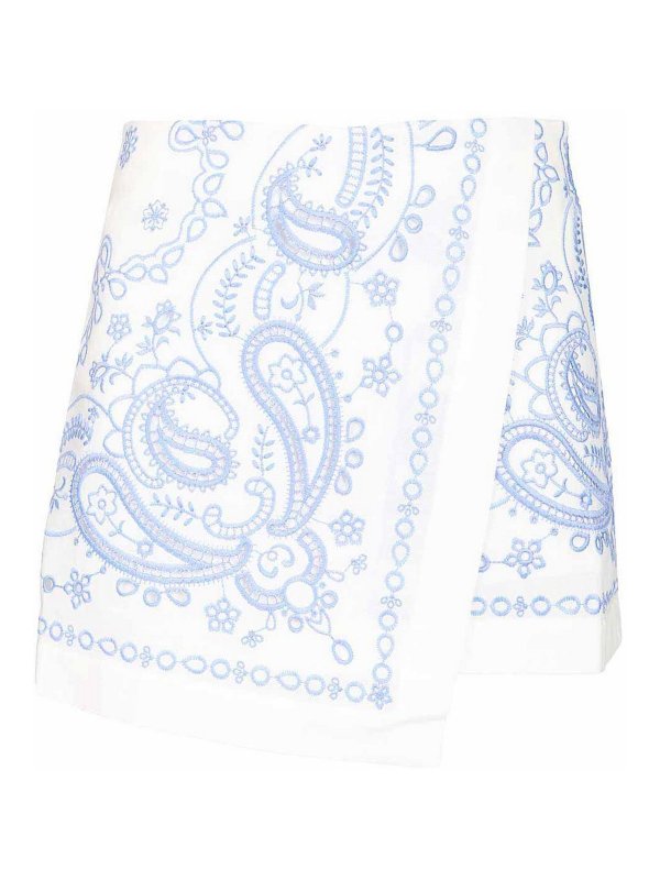 Self Portrait: Shorts - Shorts - Blanco