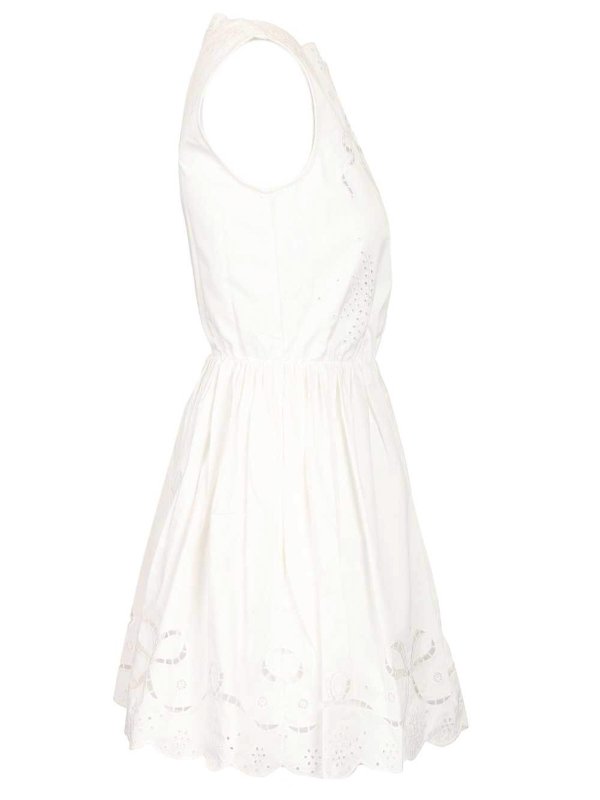 The Best Shops Self Portrait: Robes courtes - Robe Courte - Blanc