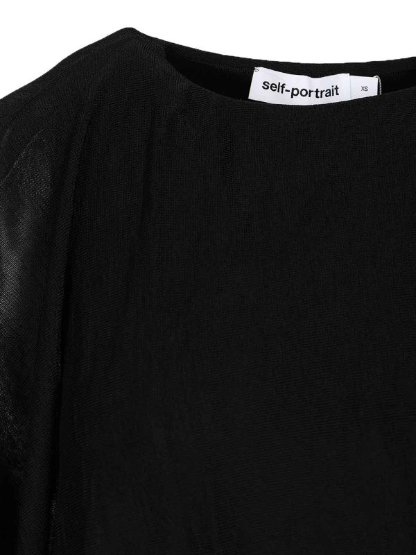 Self Portrait buy online Maxikleid - Schwarz