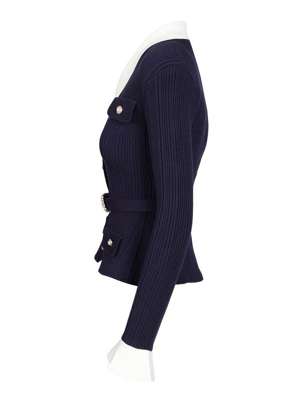 The Best Shops Self Portrait: cardigans - Ribbed Cardigan