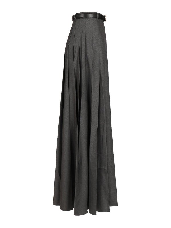 The Best Shops Self Portrait: Jupes longues - Jupe Longue - Gris