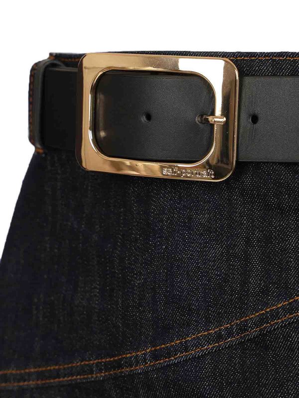 Jupe Midi - Bleu shop online: Self Portrait