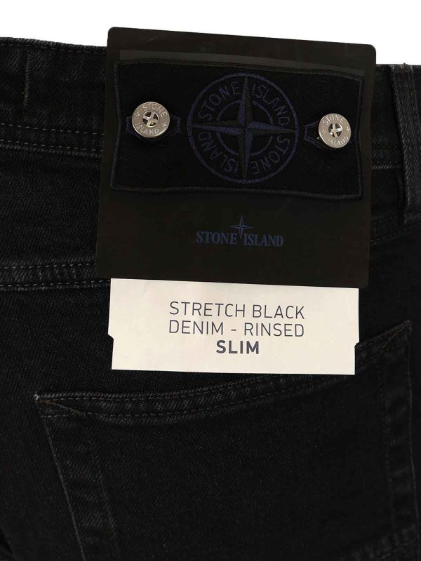 The Best Shops STONE ISLAND: スキニージーンズ - スキニージーンズ - 黒
