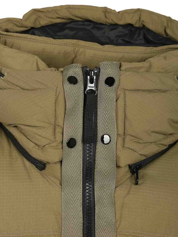 ダウンジャケット - 緑 shop online: STONE ISLAND