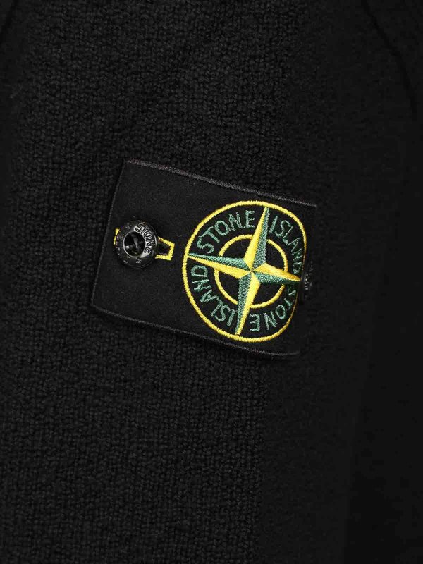 カーディガン - 黒 shop online: STONE ISLAND