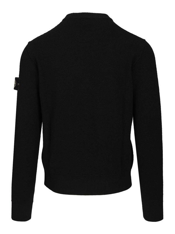 STONE ISLAND: クルーネック online - クルーネック - 黒