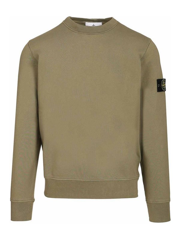 STONE ISLAND: スウェット＆セーター - スウェットシャツ/セーター - 緑