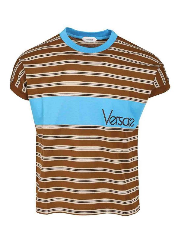 VERSACE: Camisetas - Camiseta - Multicolor