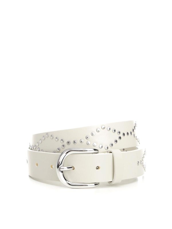 ISABEL MARANT: Cinturones - Cinturón - Blanco