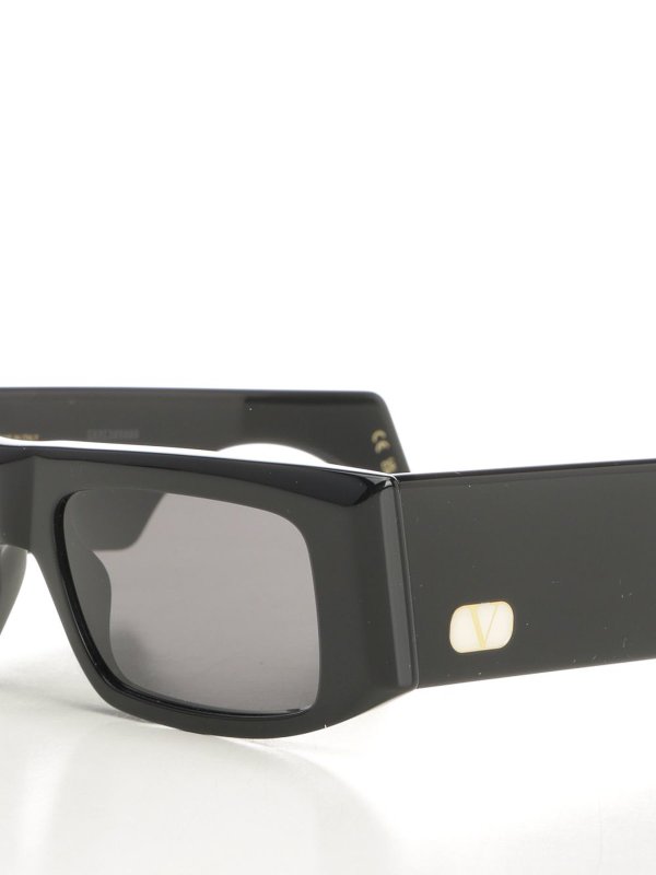 The Best Shops VALENTINO GARAVANI: Glasses - Rectangular Acetate Glasses